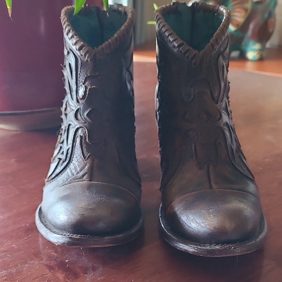 Corral Brown Ankle Boots - Picture 1 of 10